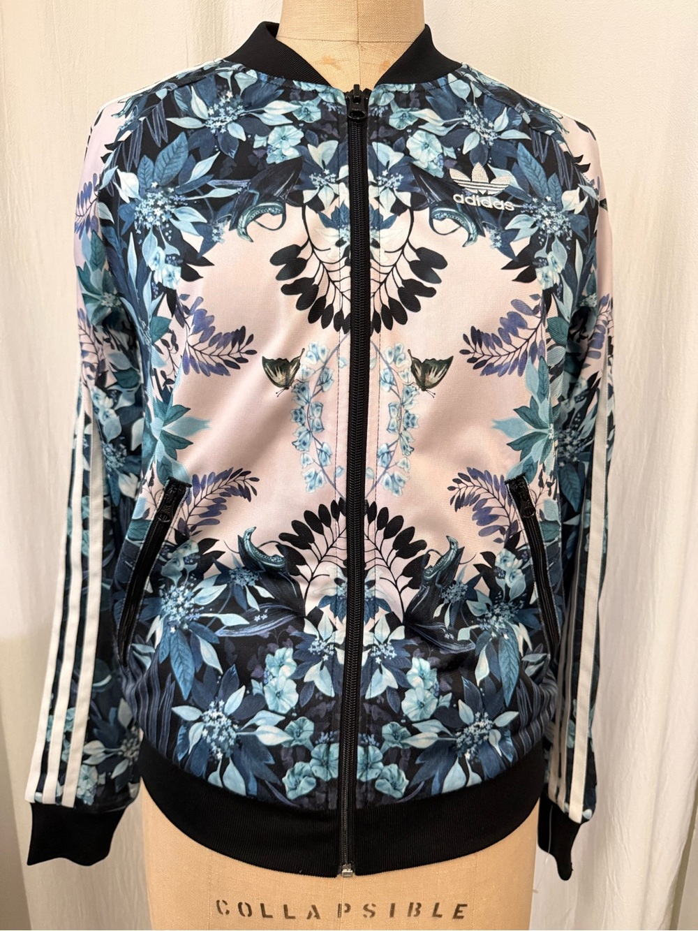 Adidas x Farm Rio Romantic Woods Florera Superstar  Track Jacket, sz XS